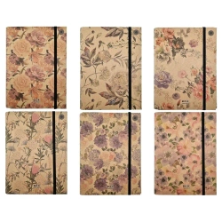 Teczka A4 skrzydłowa z gumką Misty Flowers MIX - Ziemia Obiecana