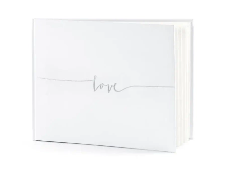 Księga Gości Love 24x18.5cm 22 kartki - PartyDeco