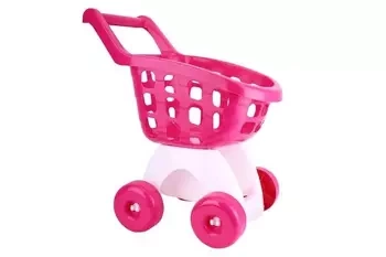 Wózek sklepowy różowy - Technok