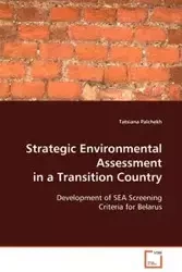 Strategic Environmental Assessment in a Transition Country - Palchekh Tatsiana