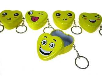 Brelok pudełeczko metalowe MIX (12szt) - ADAR