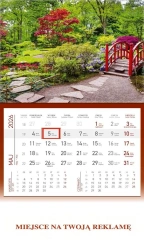 Kalendarz 2026 ścienny jednodzielny Ogród - Wokół Nas