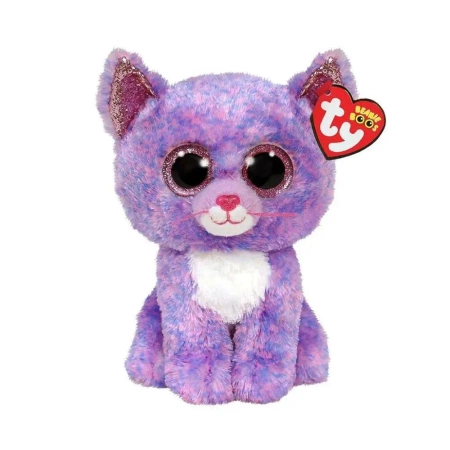 Beanie Boos Cassidy - lawendowy kot 24 cm - TY