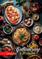 Kalendarz 2026 ścienny Kulinarny z przepisami - AVANTI