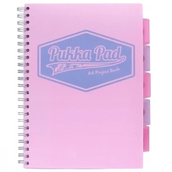Kołozeszyt Pukka Pad A4 Project Book Pastel różowy - Pukka Pads