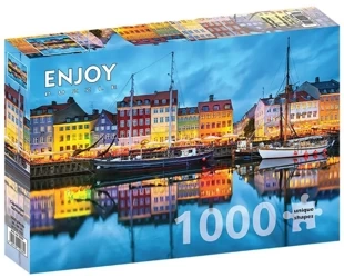 Puzzle 1000 Kopenhaga, Dania - Enjoy