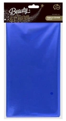 Obrus foliowy, metaliczny niebieski 137x183cm - Godan