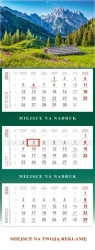 Kalendarz 2026 ścienny trójdzielny Góry - Wydawnictwo Wokół nas