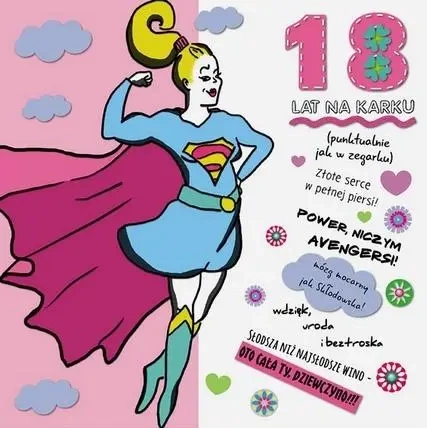 Karnet KW Hologram 18 Supermenka - Henry