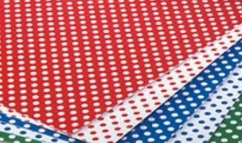 Karton w kropki 300g 25x35cm 10 arkuszy - Galeria Hobby