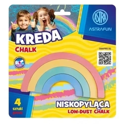Kreda Tęcza Fun Astra 4 kolory - ASTRA art-pap