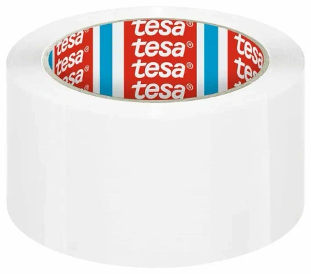 Taśma pakowa Tesapack Standard Solvent biała 66mx48mm - TESA