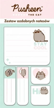 Zestaw 5 notesów ozdobnych Pusheen - ST-MAJEWSKI