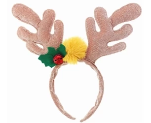 Opaska rogi renifera złota - Godan