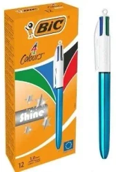 Długopis 4 Colours Shine Blue (12szt) - BIC