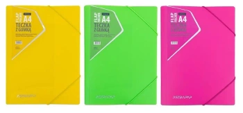 Teczka z gumką PP neon mix ASTRAPAP - ASTRA papiernicze