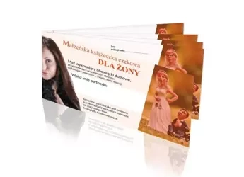 Książeczka czekowa dla Żony - GrajmyRazem