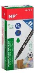 Marker permanentny 1,0mm do CD/DVD zielony (12szt) - MP Main Paper