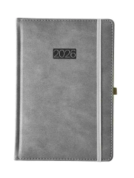 Kalendarz 2026 A5 LUX dzienny szary V4 K-A5D L - AVANTI