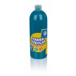 Farba szkolna turkusowa 1000ml ASTRA - ASTRA papiernicze