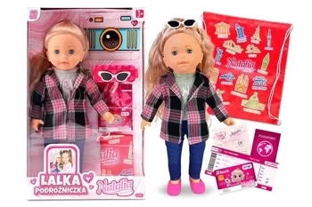 Lalka Natalia podróżniczka 41cm - Artyk