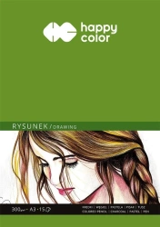 Blok do rysunku A3/15K HAPPY COLOR - GDD
