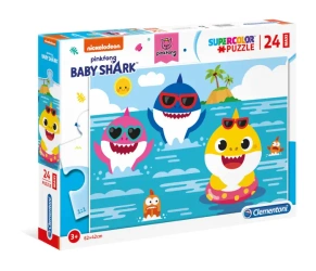 Puzzle 24el.Maxi Baby shark - CLEMENTONI