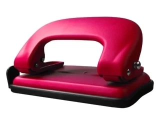 Dziurkacz metalowy czerwony 10 kartek GD008-AC - Tetis