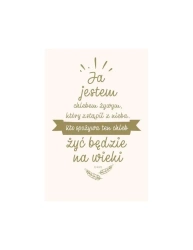 NT z infografikami B5 złote tł. Ja jestem chlebem - praca zbiorowa