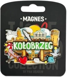 Magnes I love Poland Kołobrzeg ILP-MAG-C-KOL-33 - Pan Dragon