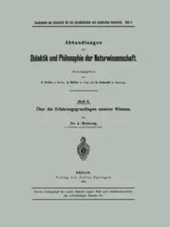 Über die Erfahrungsgrundlagen unseres Wissens - Meinong A.