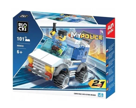 Klocki Blocki MyPolice 2w1 101 el. - Icom