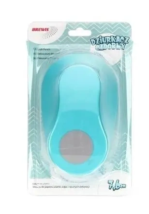 Dziurkacz ozdobny - Koło 7,6cm MIX - Brewis