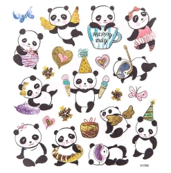 Naklejki pandy 21szt - Dalprint dpCraft