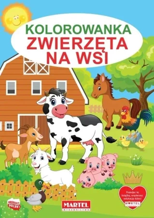 Kolorowanka. Zwierzęta na wsi - praca zbiorowa