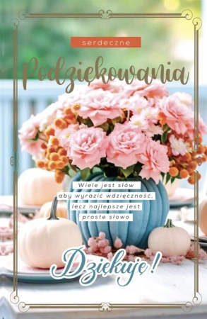 Karnet Podziękowania - YEKU