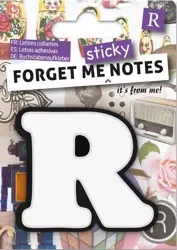 Forget me sticky notes kart samoprzylepne litera R - IF
