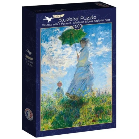 Puzzle 1000 Madam Monet z synem, Claude Monet
