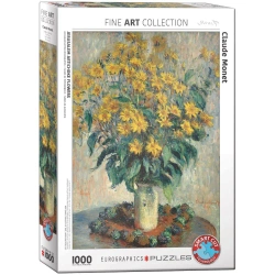 Puzzle 1000 Jerusalem Artichoke Flowers Claude Monet 6000-0319 - Eurographics