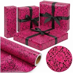 Papier ozdobny Różowy Barok X-Strong 57cmx25m - PaperHit