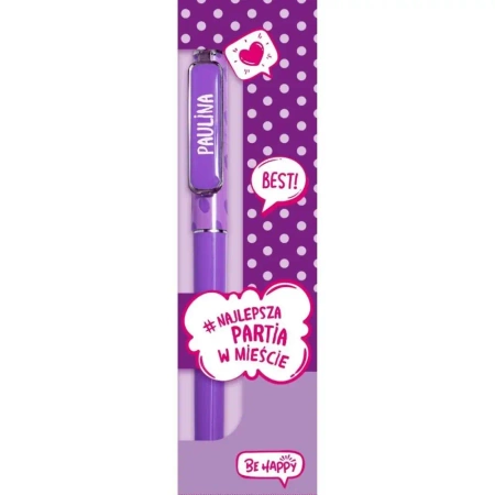Długopis Pop Art - Paulina - Be-Happy Gifts