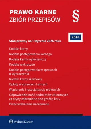 Prawo karne. Zbiór przepisów w.70 2026 - praca zbiorowa