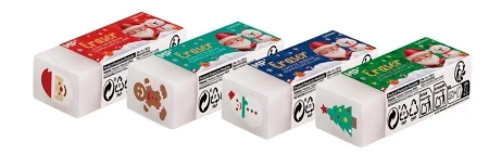 Gumka do ścierania święta (36szt) - MP Main Paper