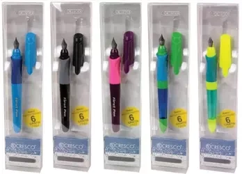 Pióro wieczne First Pen + 6 naboi mix - Cresco