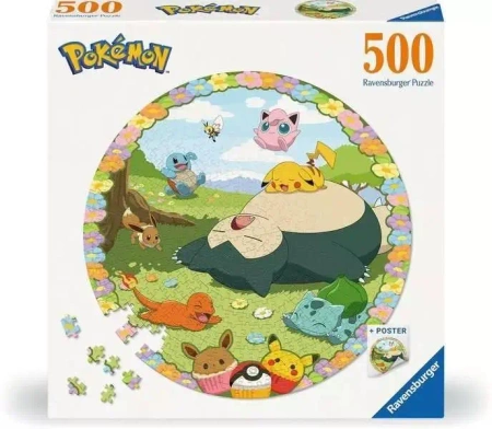 Puzzle 500 Pokemon Postacie - Ravensburger