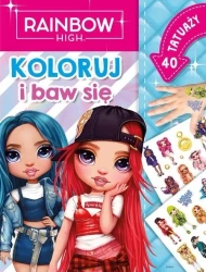 Rainbow High. Koloruj i baw się. 40 tatuaży - Monika Kiersnowska