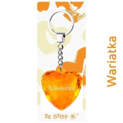 Brelok serce Wariatka - Be-Happy Gifts