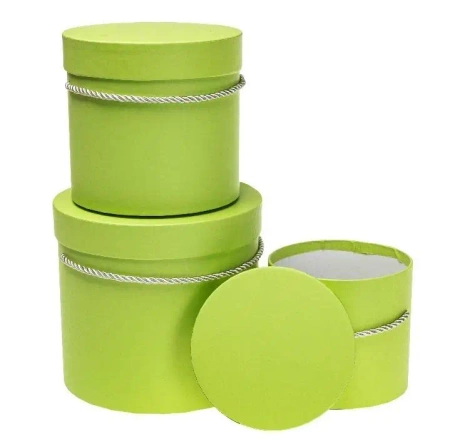 Pudełko Flower Box 3szt ciemnozielony ROZETTE