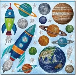 Dekoracje ścienne z serii Kosmiczna Kolekcja - KOSMOS
