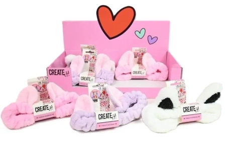 Opaska pluszowa na głowę mix CREATE IT! - Canenco